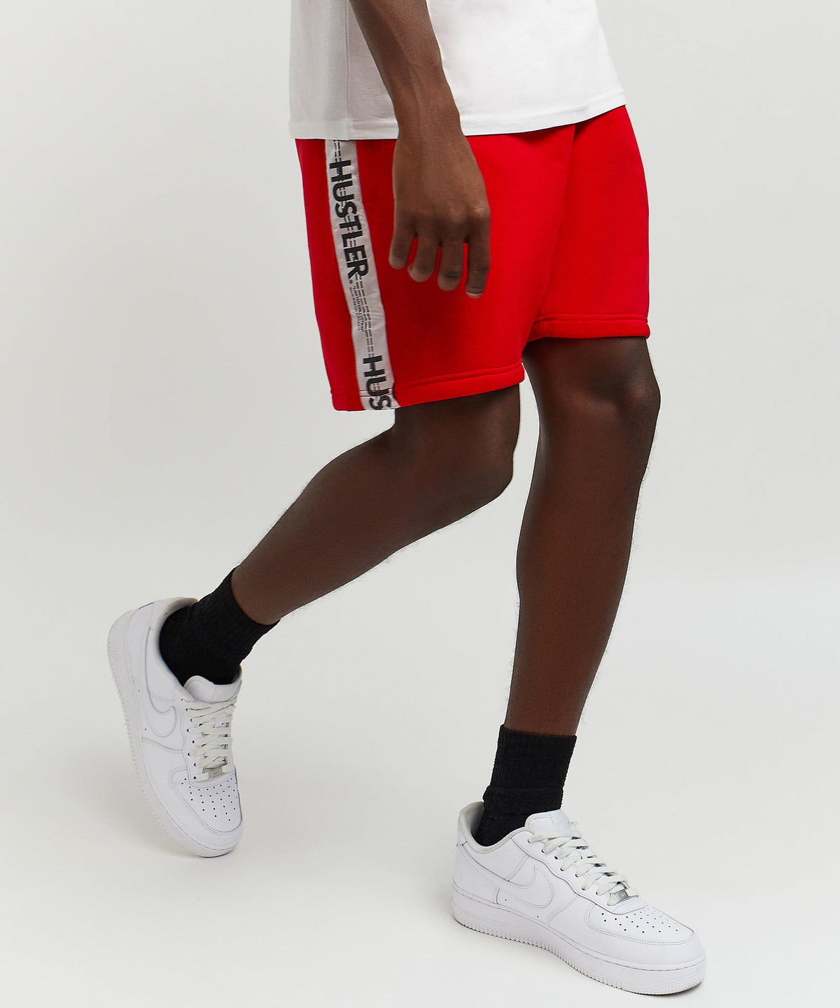 Hustler Side Taped Short - Red