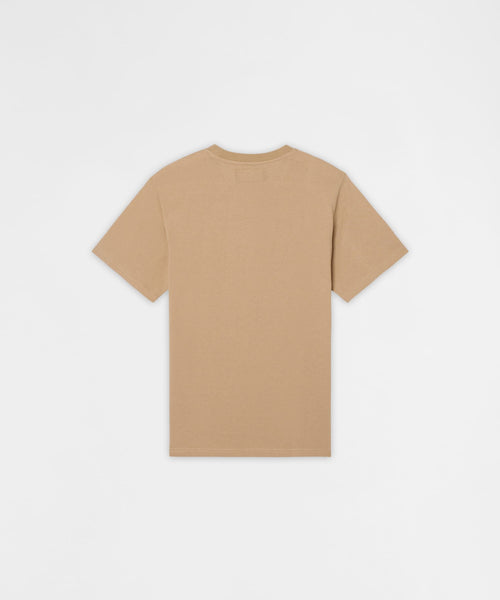 How High They've Got Their Degrees Graphic Short Sleeve Tee - Tan